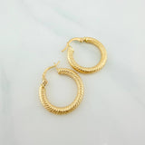 Candongas Niky 2.1 g / 2.2 cm Oro Amarillo 18K