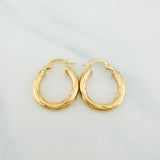 Candongas Mary 2.4 g / 2.3 cm Oro Amarillo 18K