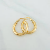 Candongas Mary 2.4 g / 2.3 cm Oro Amarillo 18K