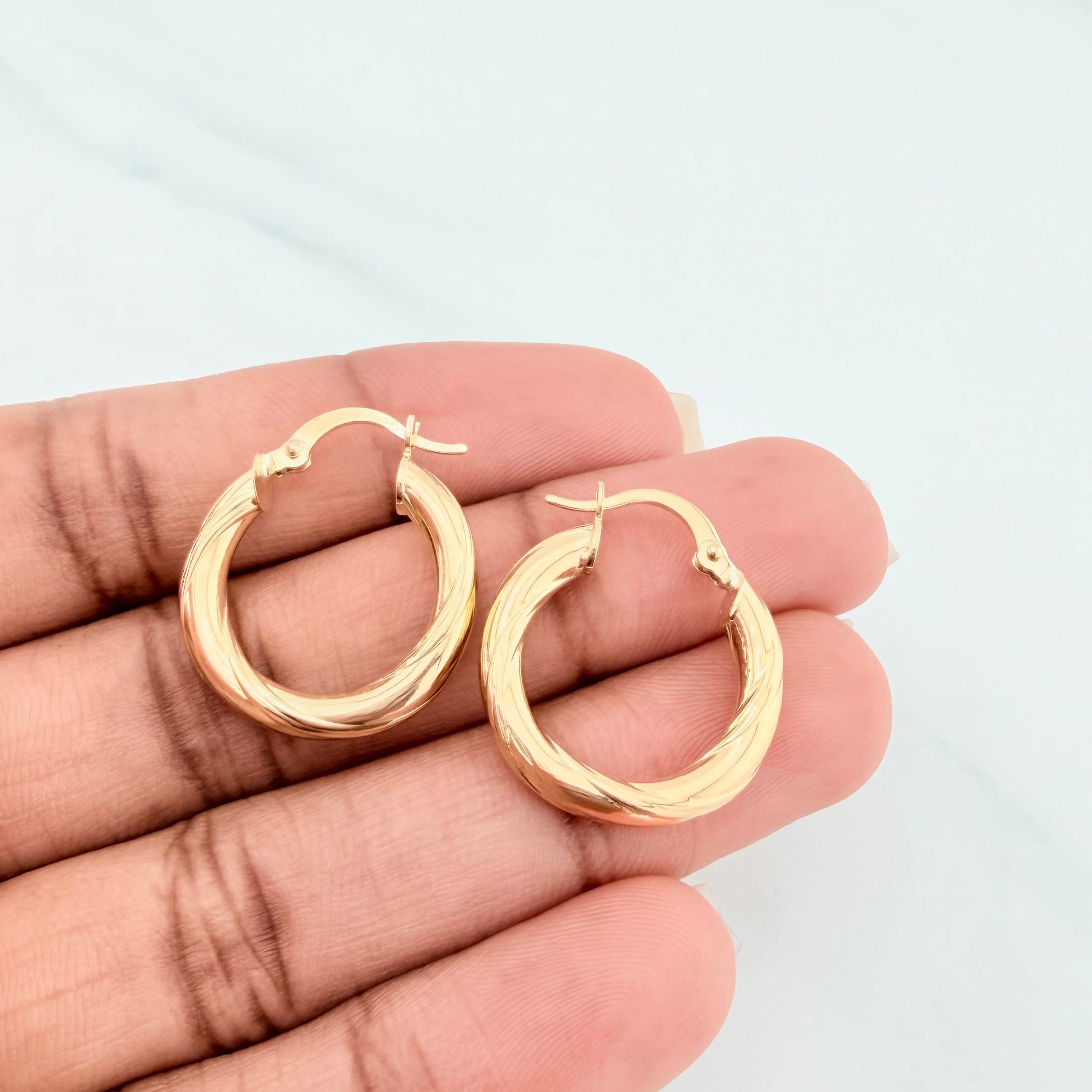 Candongas Mary 2.4 g / 2.3 cm Oro Amarillo 18K