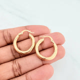 Candongas Mary 2.4 g / 2.3 cm Oro Amarillo 18K