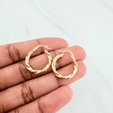 Candongas Jiah 1.9 g / 2.2 cm Oro Amarillo 18K