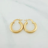 Candongas Zion 1.8 g / 2 cm Oro Amarillo 18K