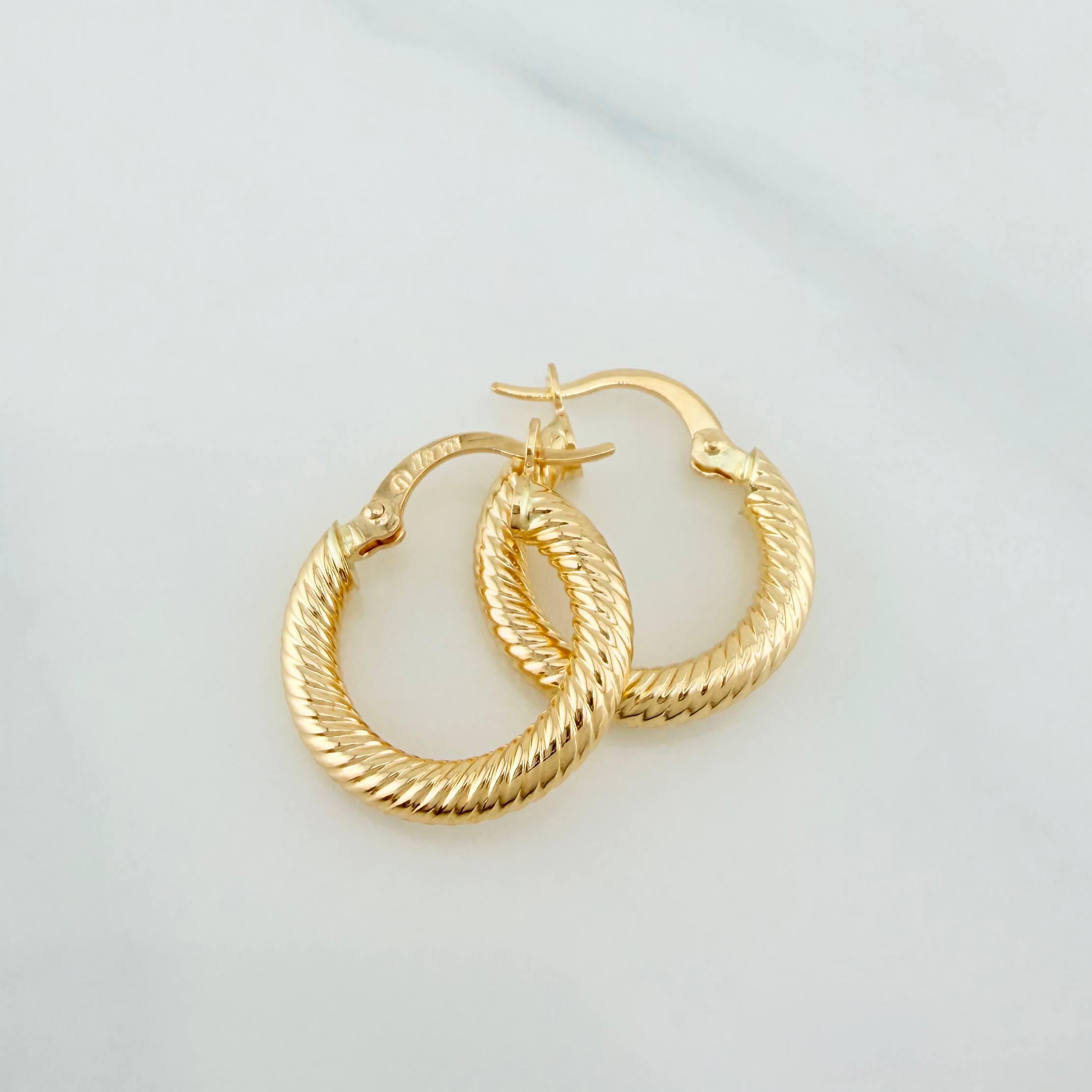 Candongas Zion 1.8 g / 2 cm Oro Amarillo 18K