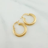 Candongas Zion 1.8 g / 2 cm Oro Amarillo 18K