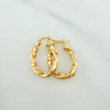 Candongas Mary Ovaladas 1.6 g / 2 cm Oro Amarillo 18K
