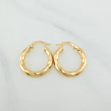 Candongas Kari 2.15 g / 2.2 cm Oro Amarillo 18K