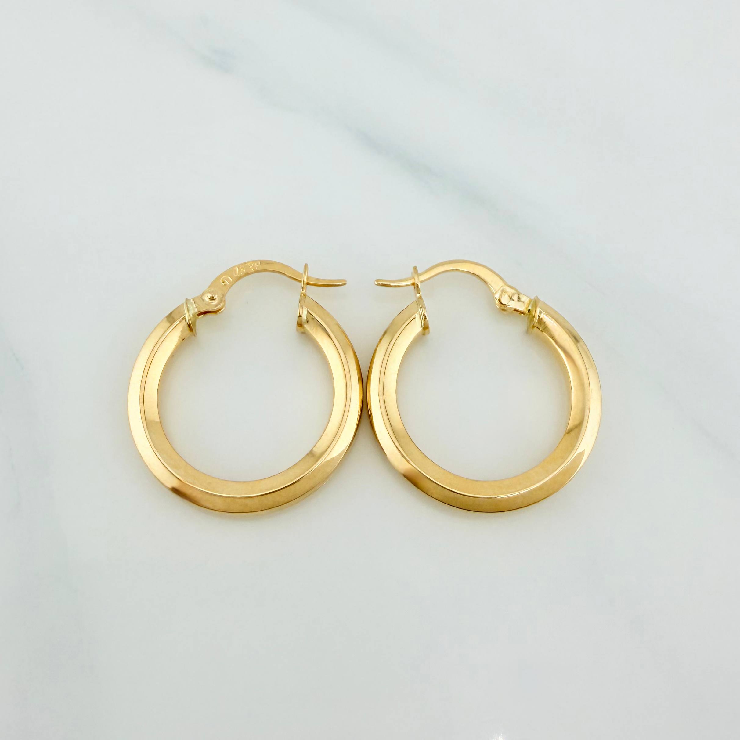 Candongas Clau 2 g / 2.3 cm Oro Amarillo 18K