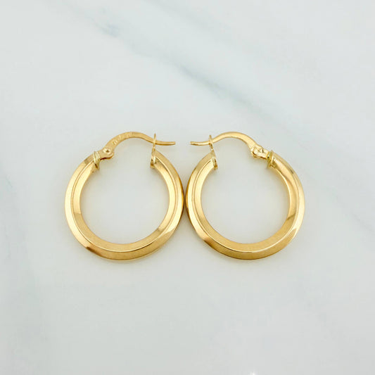 Candongas Clau 2 g / 2.3 cm Oro Amarillo 18K
