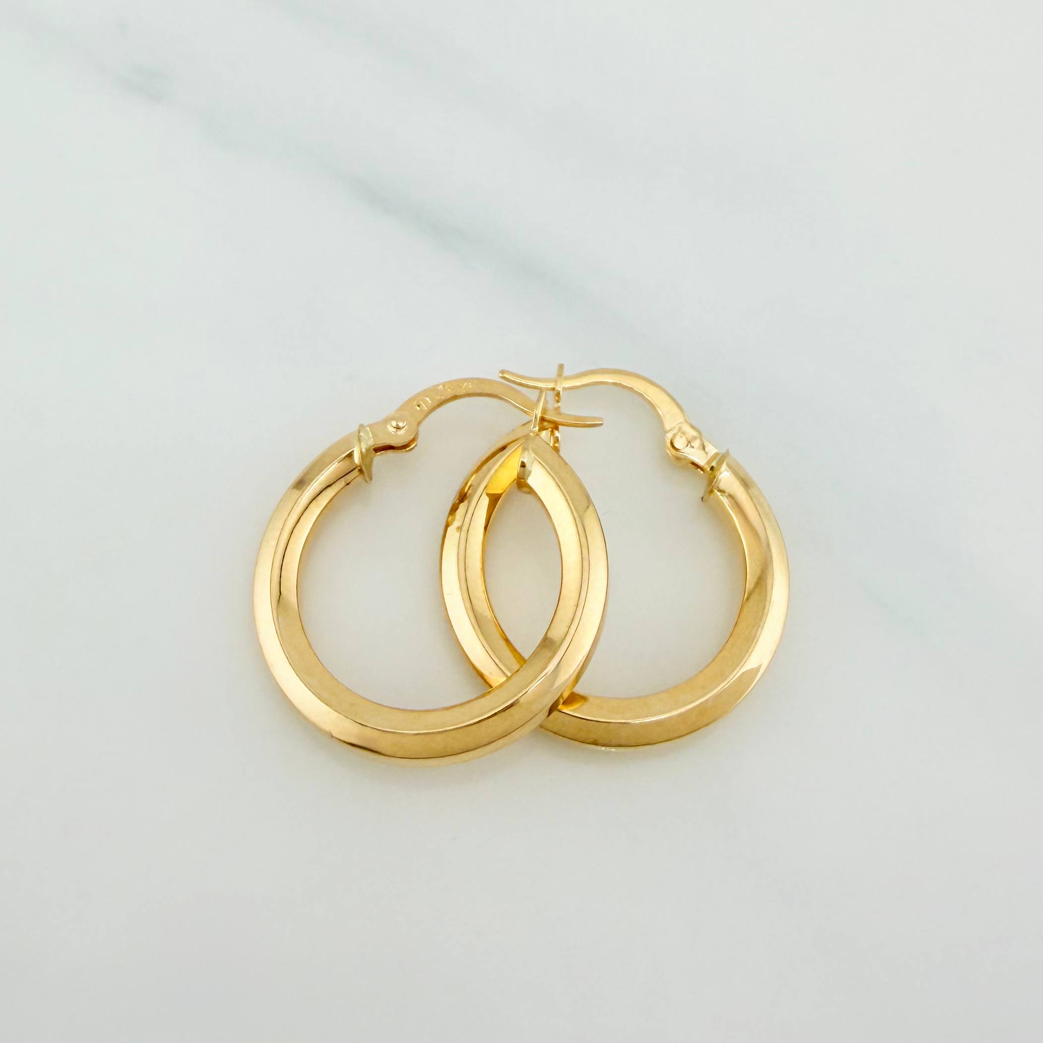 Candongas Clau 2 g / 2.3 cm Oro Amarillo 18K