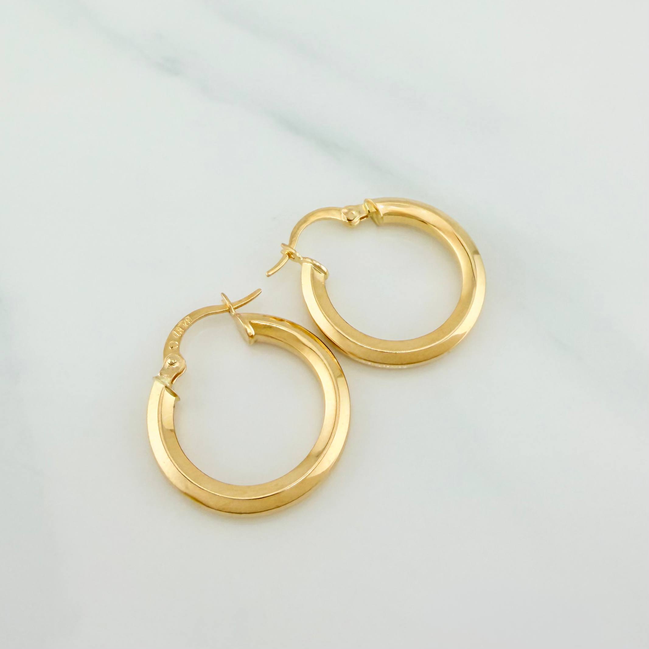 Candongas Clau 2 g / 2.3 cm Oro Amarillo 18K