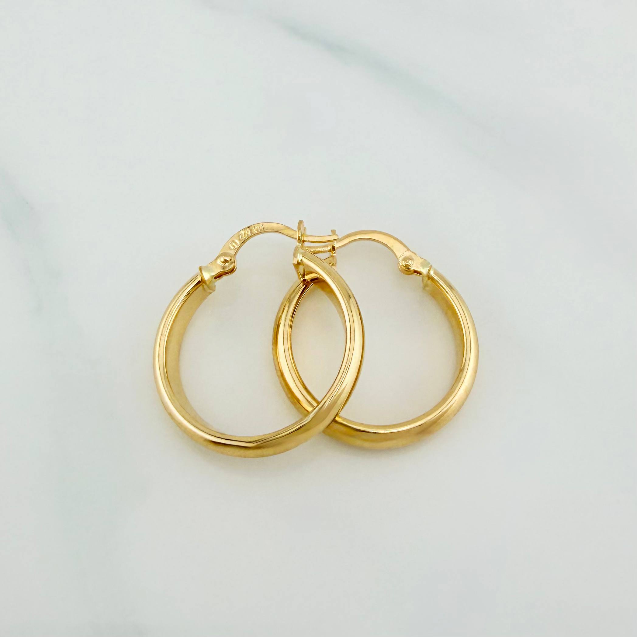 Candongas Nati 2.4 g / 2.4 cm Oro Amarillo 18K