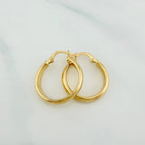 Candongas Nati 2.4 g / 2.4 cm Oro Amarillo 18K