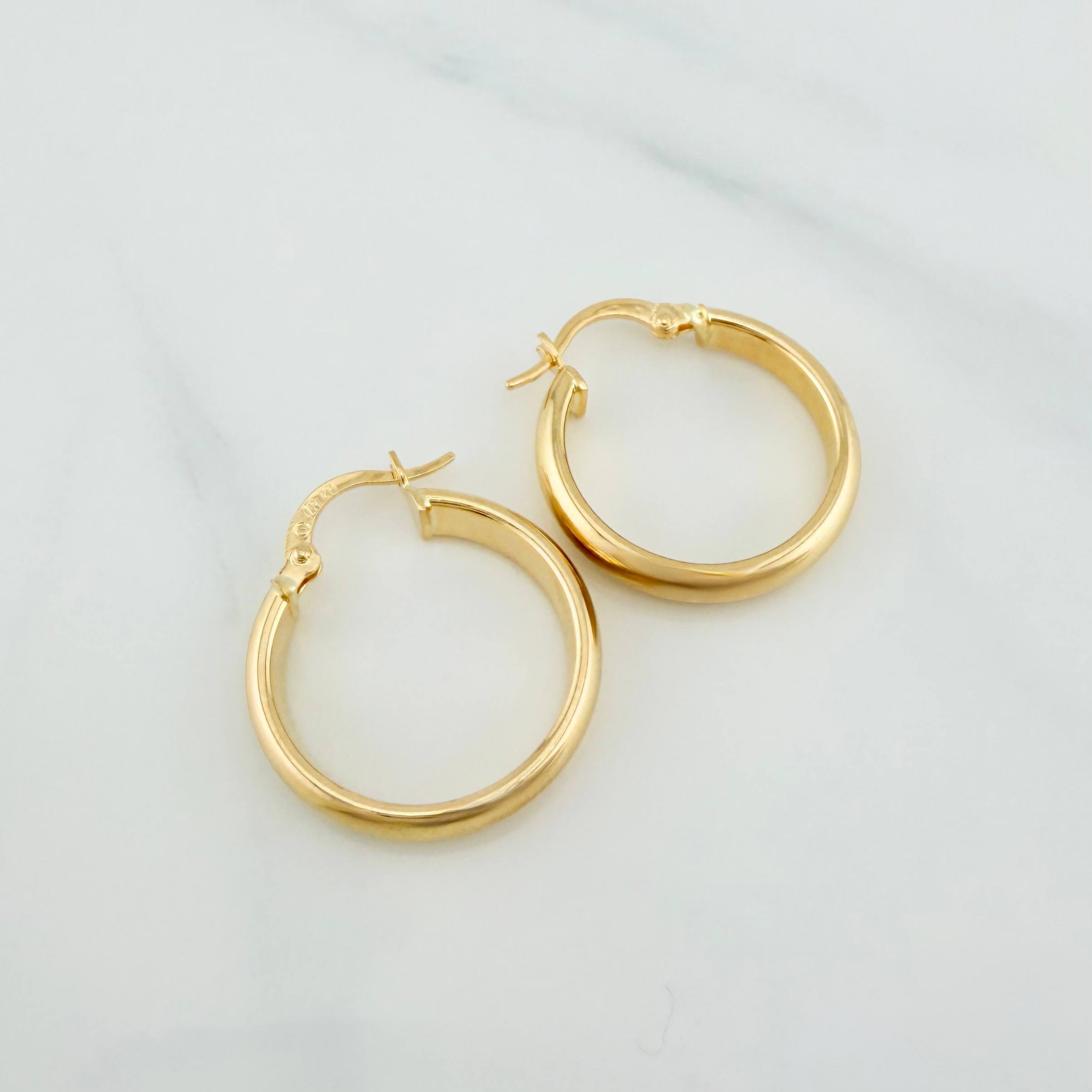 Candongas Nati 2.4 g / 2.4 cm Oro Amarillo 18K
