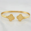 Pulso Aro Trebol 7.4 g / 18 cm / 4.1 mm Oro Amarillo 18K