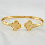 Pulso Aro Trebol 7.4 g / 18 cm / 4.1 mm Oro Amarillo 18K