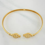 Pulso Aro Trebol 7.4 g / 18 cm / 4.1 mm Oro Amarillo 18K