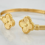 Pulso Aro Trebol 7.4 g / 18 cm / 4.1 mm Oro Amarillo 18K
