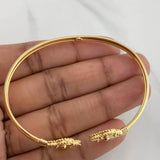 Pulso Aro Trebol 7.4 g / 18 cm / 4.1 mm Oro Amarillo 18K