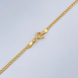 Cadena Cubana 2.6gr / 60cm / Oro Amarillo +1 18K &