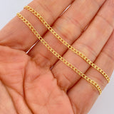 Cadena Cubana 1.75gr / 45cm / Oro Amarillo +1 18K &