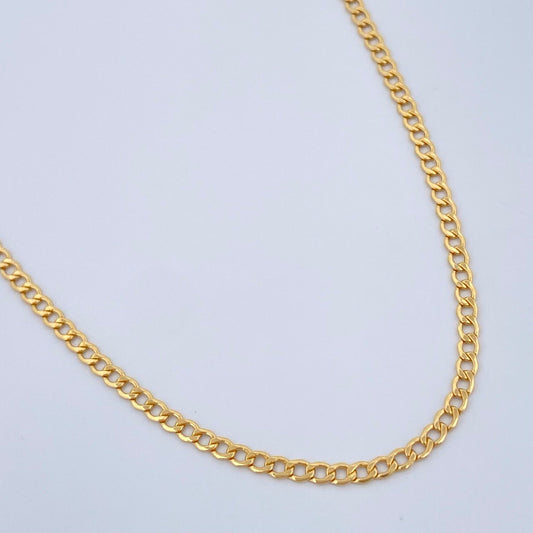 Cadena Cubana 1.8gr / 60cm / Oro Amarillo +1 18K $
