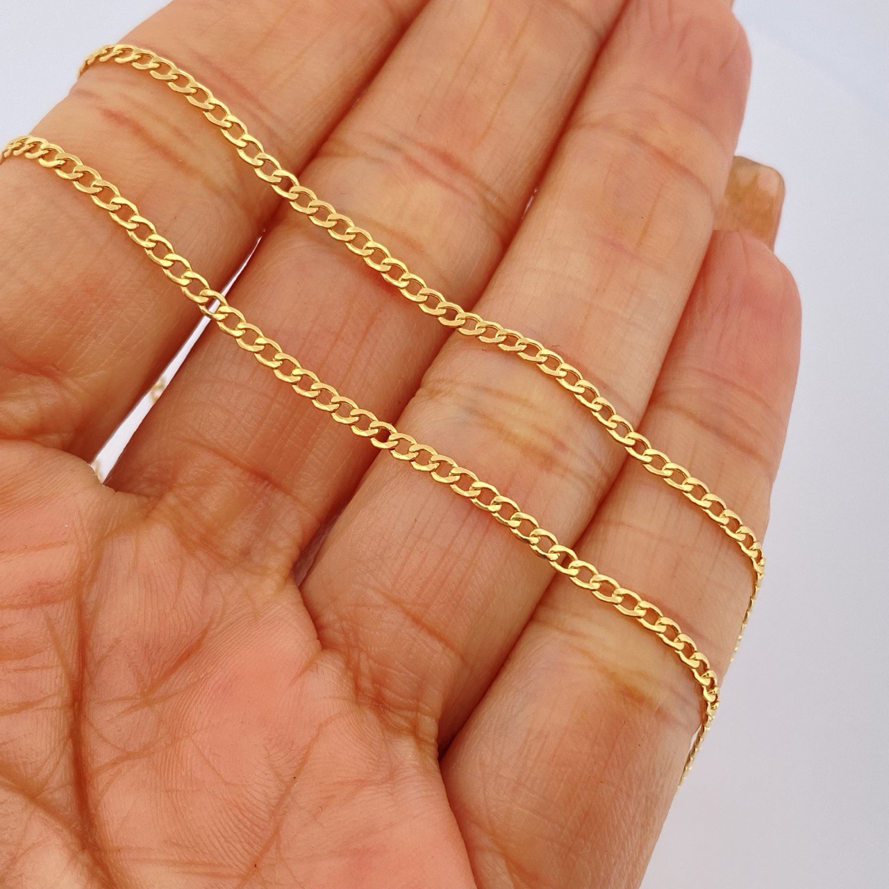 Cadena Cubana 1.8gr / 60cm / Oro Amarillo +1 18K $
