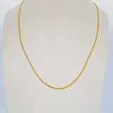 Cadena Cubana 1.05gr / 45cm / Oro Amarillo +1 18K &