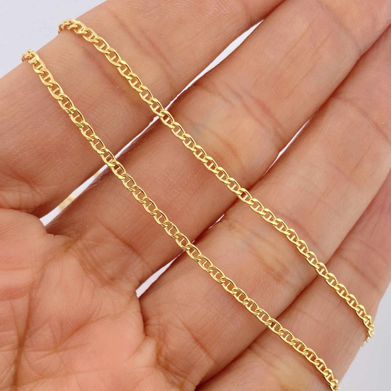 Cadena Escalera 2.05gr / 45.5cm / Oro Amarillo +3 18K &