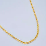 Cadena Escalera 2.6gr / 60.5cm / Oro Amarillo +3 18K &