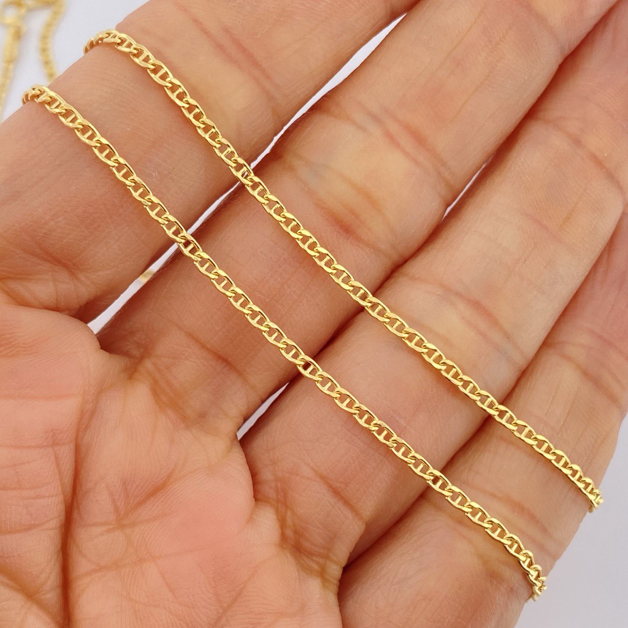 Cadena Escalera 2.6gr / 60.5cm / Oro Amarillo +3 18K &