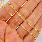 Cadena Escalera 2.6gr / 60cm / Oro Amarillo +3 18K &