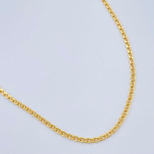 Cadena Escalera 1.95gr / 45cm / Oro Amarillo +3 18K &
