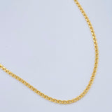 Cadena Escalera 1.95gr / 45cm / Oro Amarillo +3 18K &