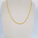 Cadena Escalera 1.95gr / 45cm / Oro Amarillo +3 18K &