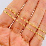 Cadena Escalera 1.95gr / 45cm / Oro Amarillo +3 18K &