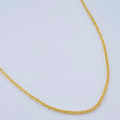 Cadena Franco 2gr / 40cm / Dos Oros Amarillo Blanco +3 18K &