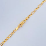 Cadena Figaro 2.65gr / 44.5cm / Oro Amarillo +1 18K &