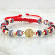 Pulsera Roja Herraje San Benito 1.7gr / Oro Amarillo 18K ©