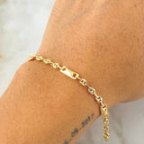 Pulso GC Rustico 3.45gr / 18.5cm / Oro Amarillo 18K