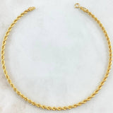 Tobillera Lazo 2.25gr / 24cm / Oro Amarillo +3 18K