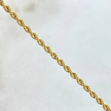 Tobillera Lazo 2.25gr / 24cm / Oro Amarillo +3 18K