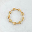 Anillo Gc 0.75gr / T9 1/2 - T10 / 4mm Oro Amarillo 18K ©