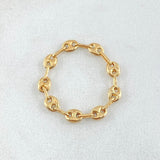 Anillo Gc 0.75gr / T9 1/2 - T10 / 4mm Oro Amarillo 18K ©