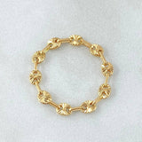 Anillo GC 0.7gr / T8 - T8 1/2 / Oro Amarillo 18K