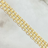 Pulso Chino 7.85gr / 20.5cm / Oro Amarillo +1 18K