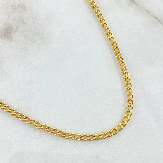 Cadena Cubana 7.65gr / 60cm / Oro Amarillo +1 18K