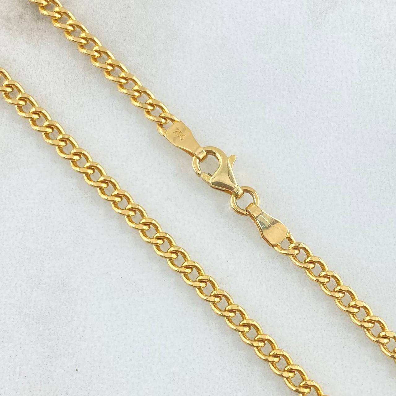 Cadena Cubana 7.65gr / 60cm / Oro Amarillo +1 18K
