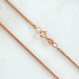 Cadena Franco 2.85gr / 45cm / Oro Rosa +3 18K