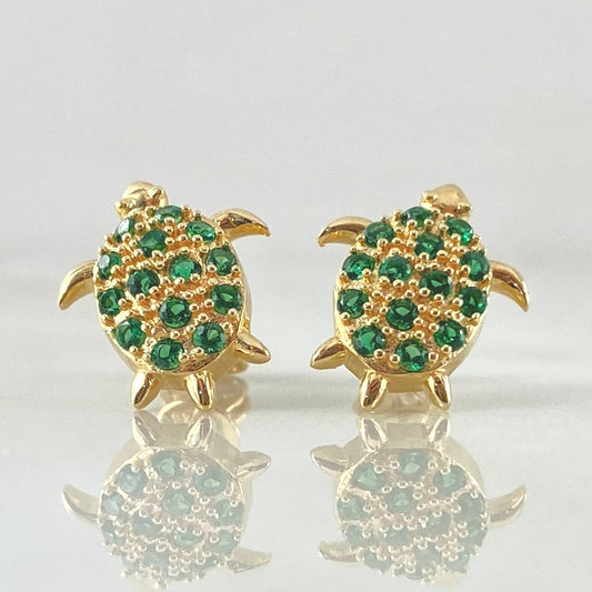 Topos Tortuga 3gr / 1.4cm / Oro Amarillo 18K